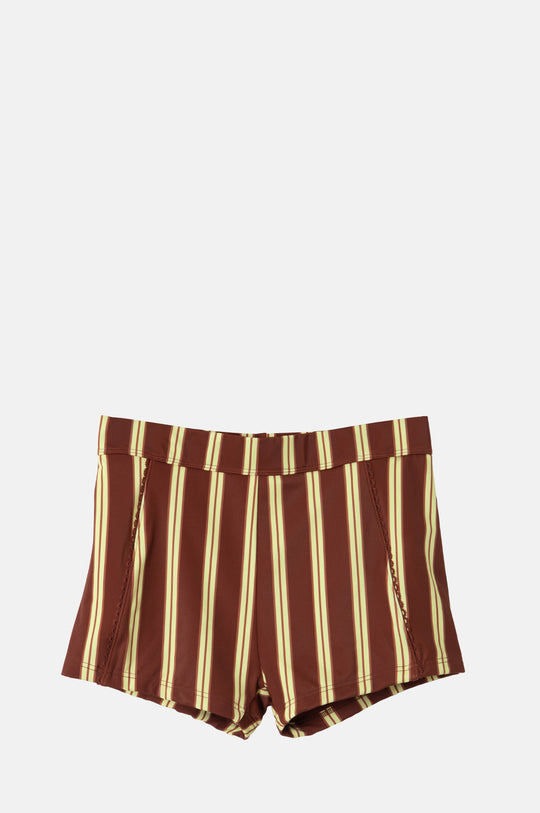 Trudi Boy Short Brown Stripe