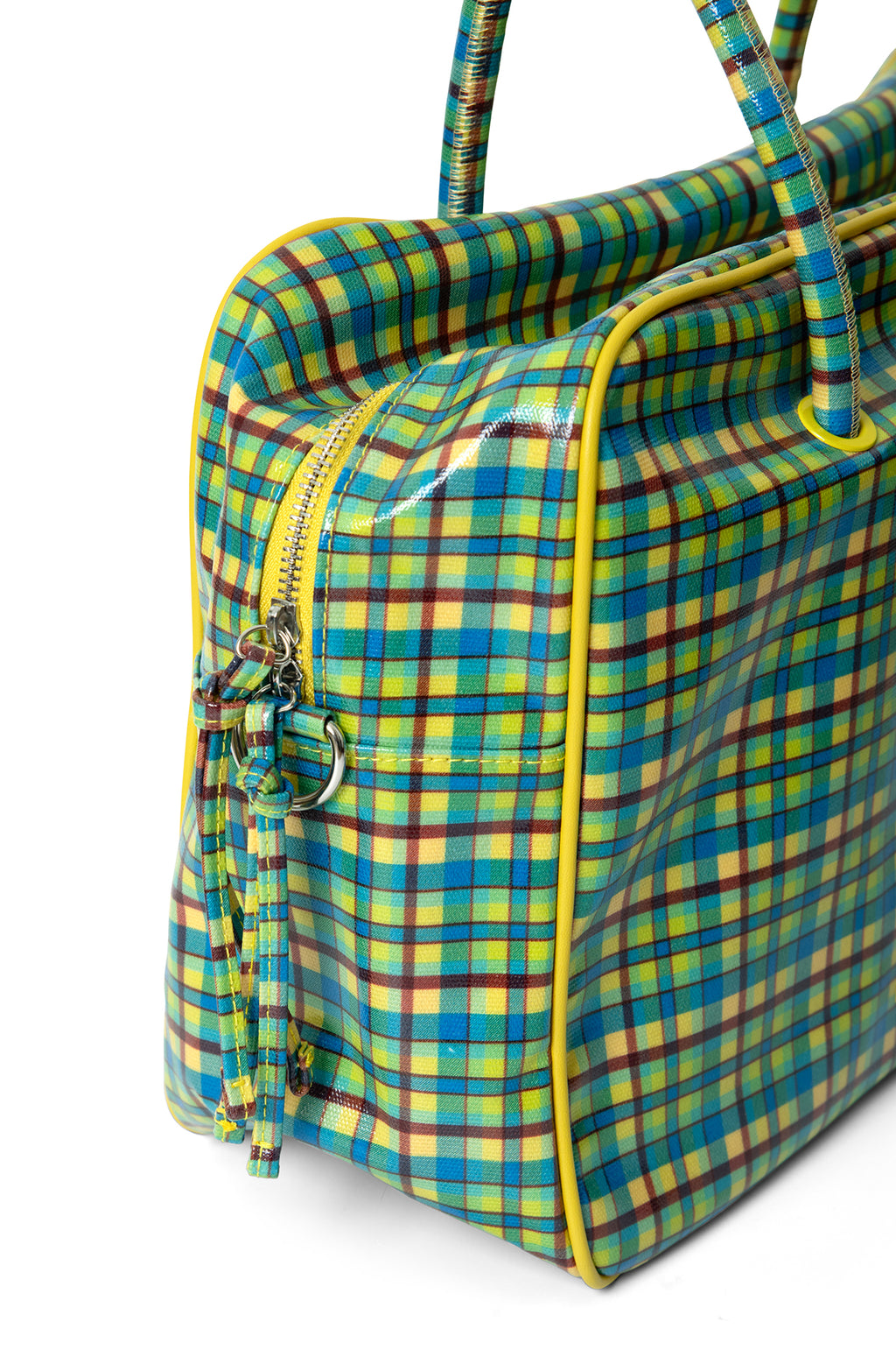 Truro Coated Holdall Zesty Check