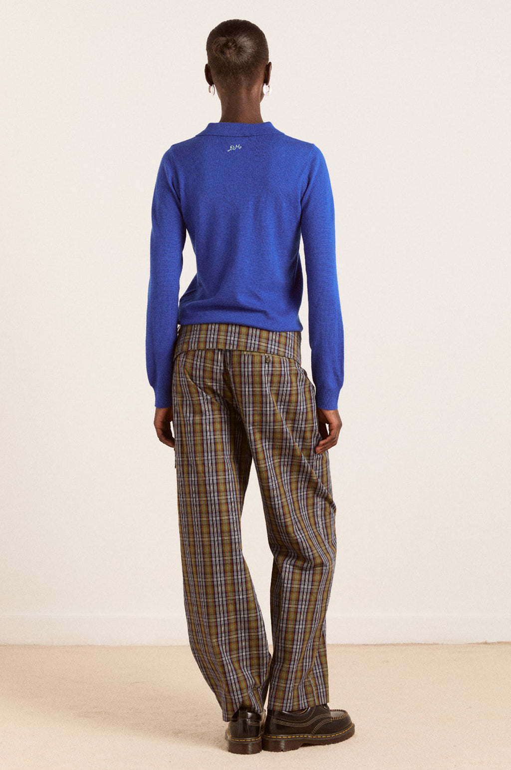 Voula Fine Gauge Cardigan Blue