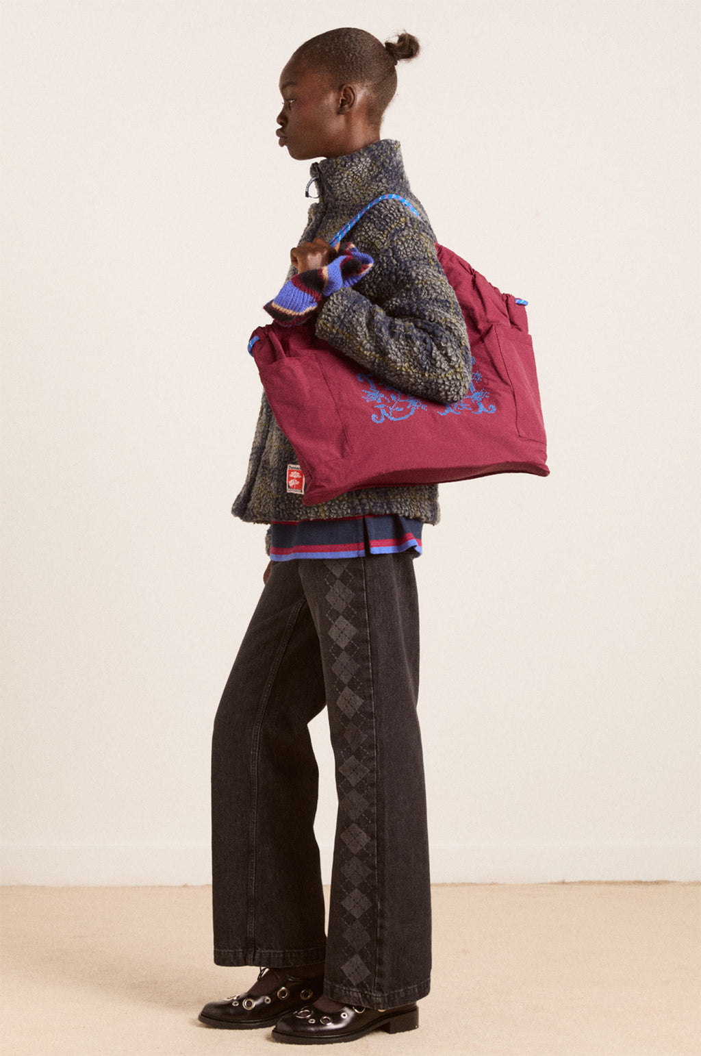 Wilma Techy Shopper Burgundy