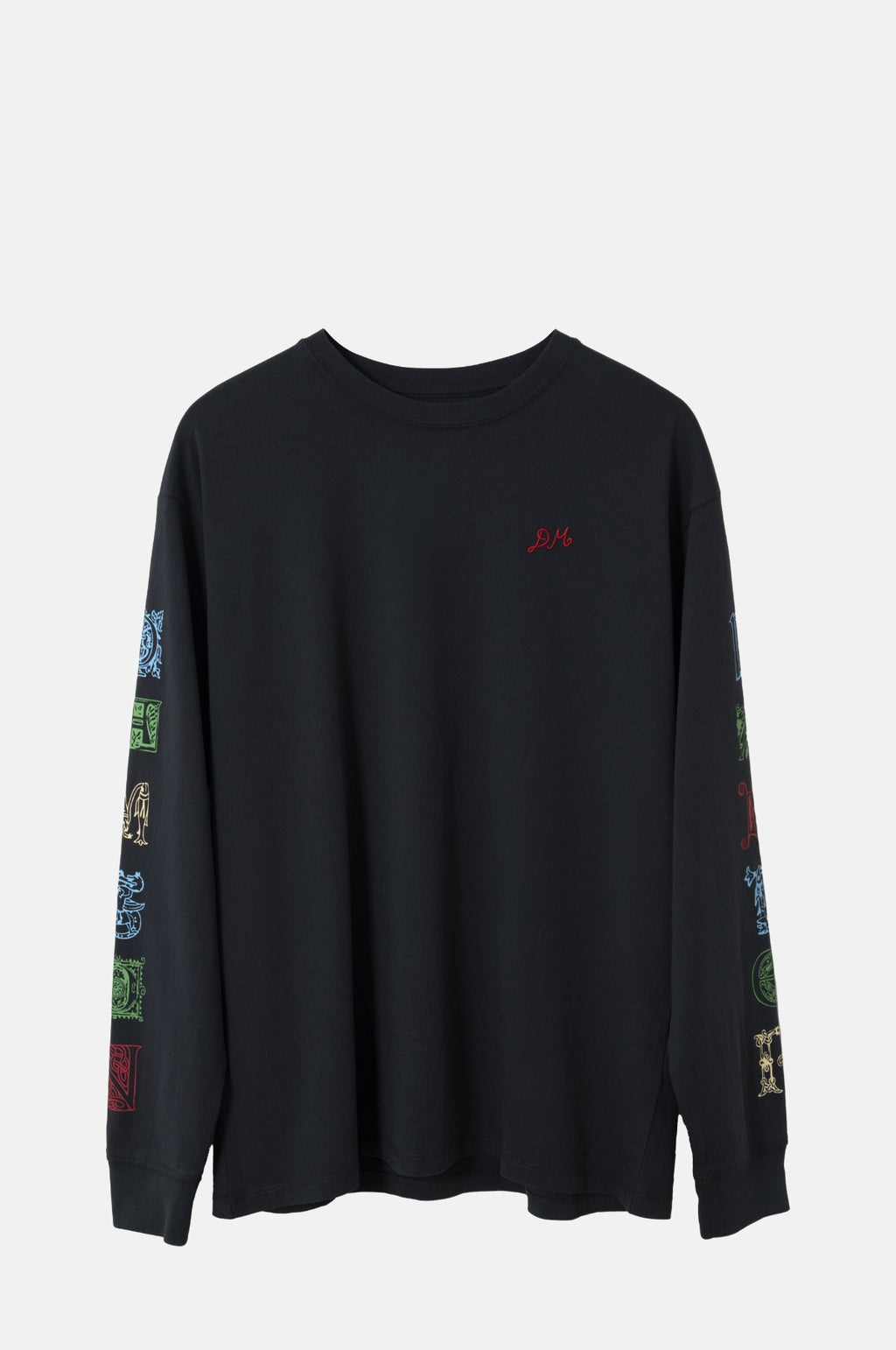 Damson Madder Winter Solstice LS Tee Charcoal.