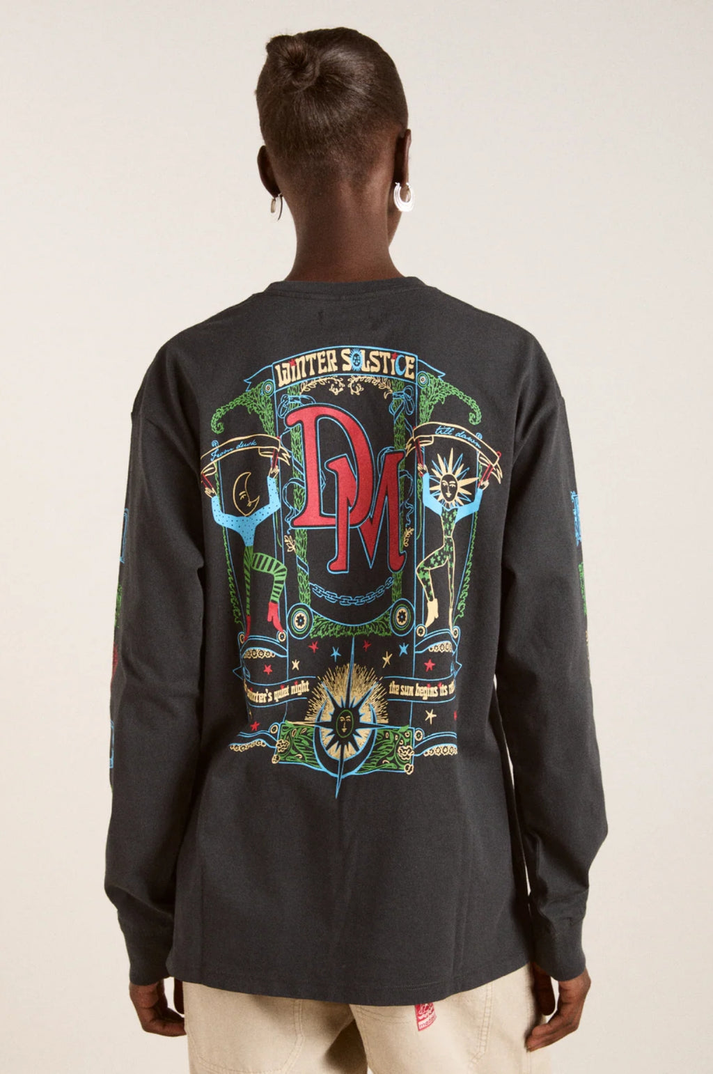 Winter Solstice LS Tee Charcoal