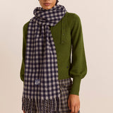 Wool Scarf Willow Gingham