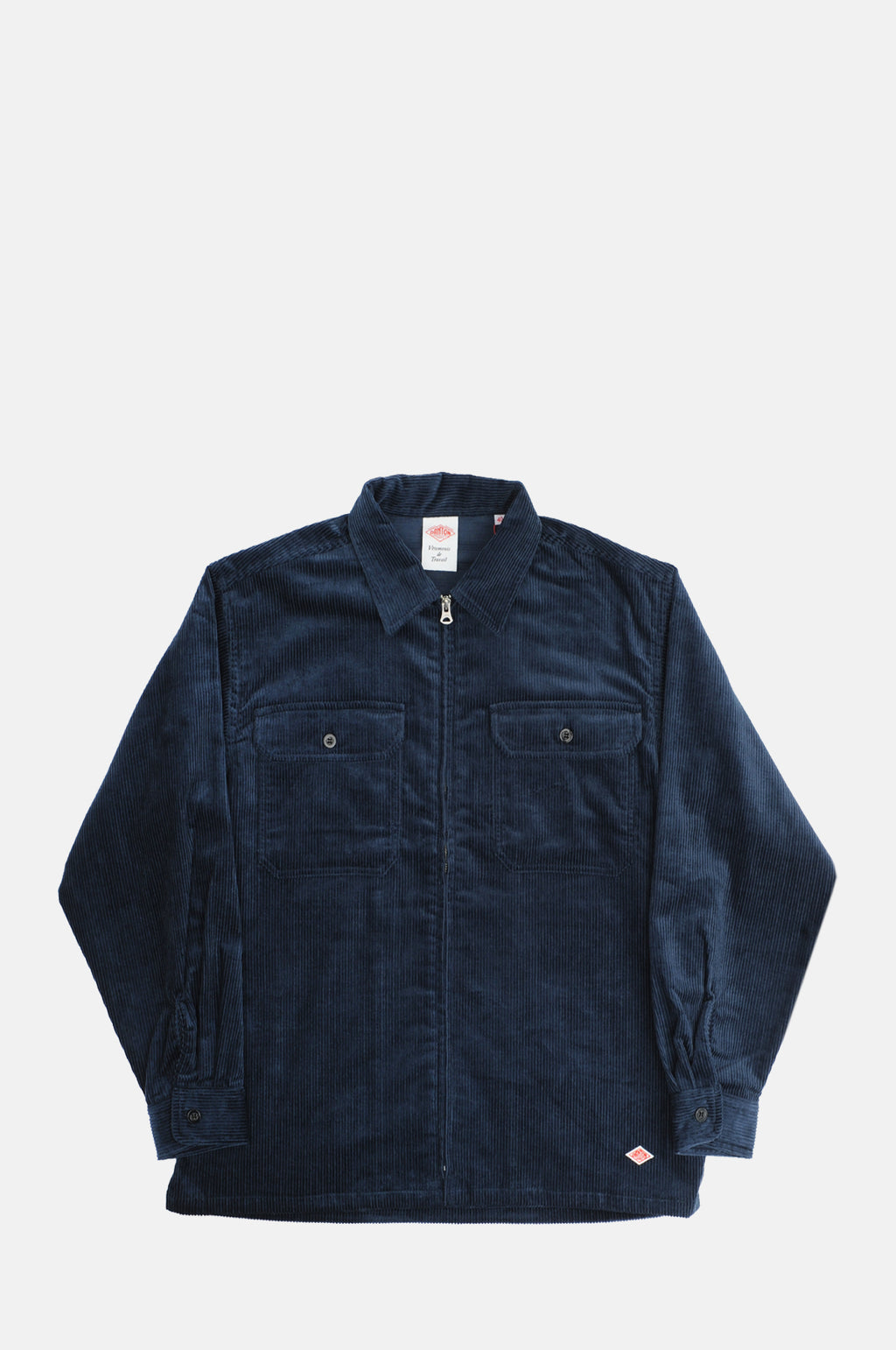 Corduroy deals zip shirt