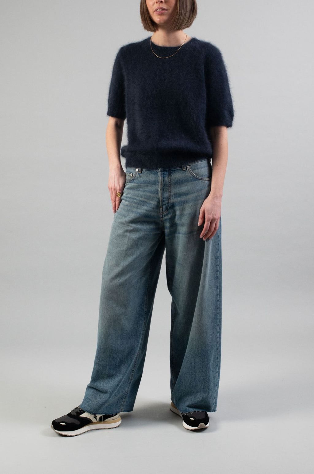 【HAIKURE/ハイクル】BETHANY ASIAN FIT ICONIC HAIKURE/ハイクル】BETHANY ASIAN FIT ICONIC BLUE：デニム