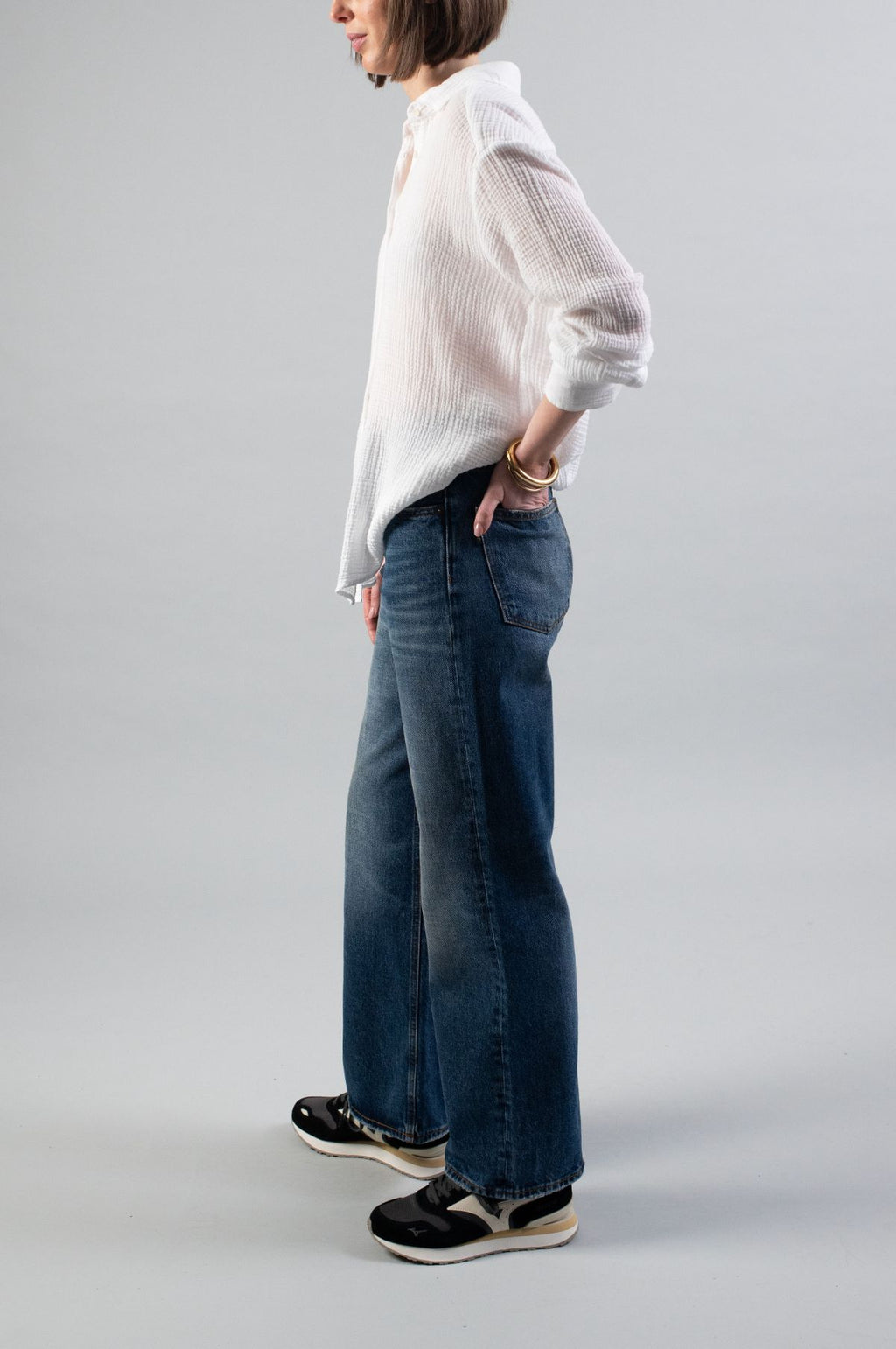 Haikure Korea Jean Asian Fit Mid Blue – The Hambledon