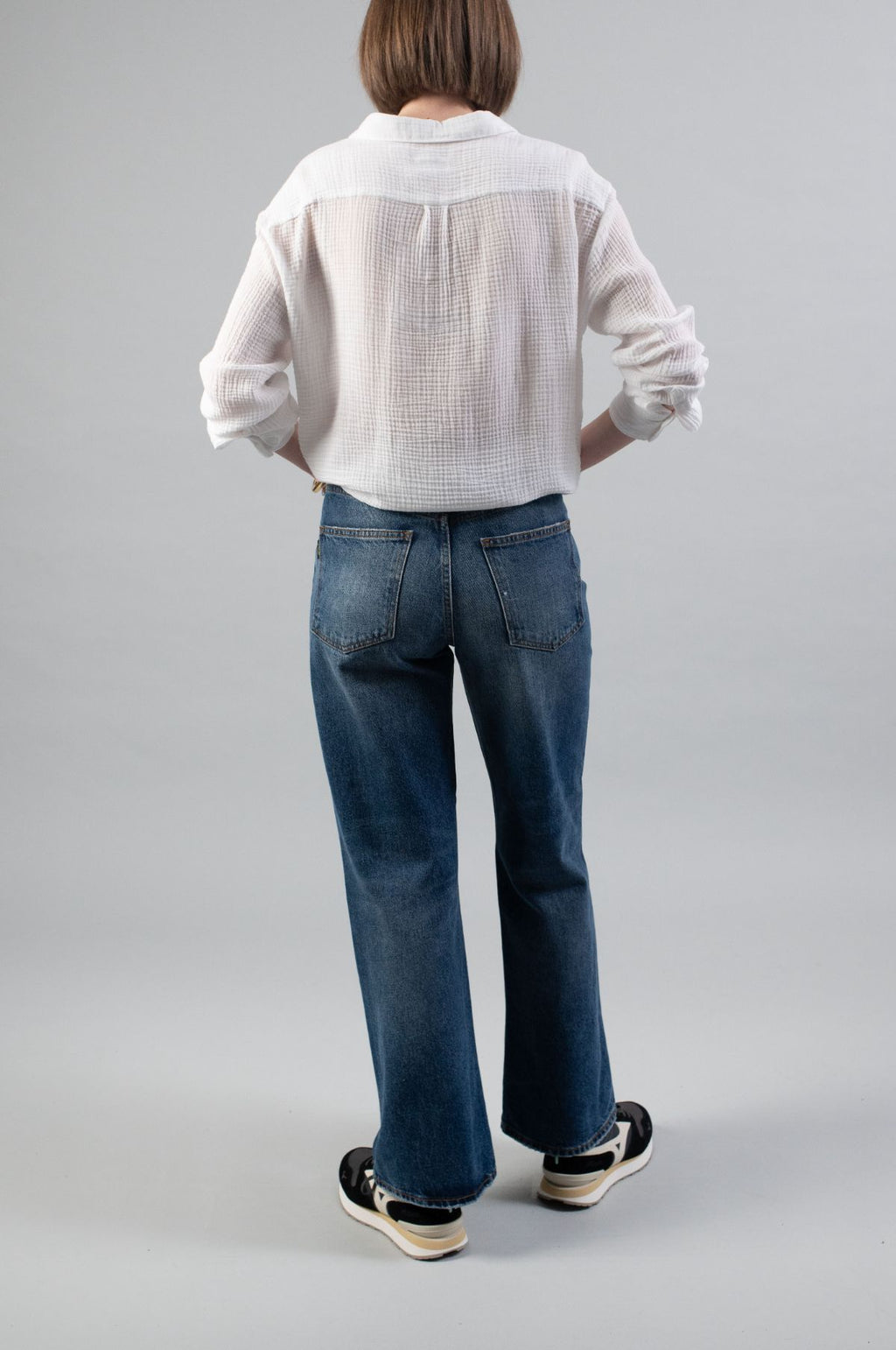 Korea Jean Asian Fit Mid Blue