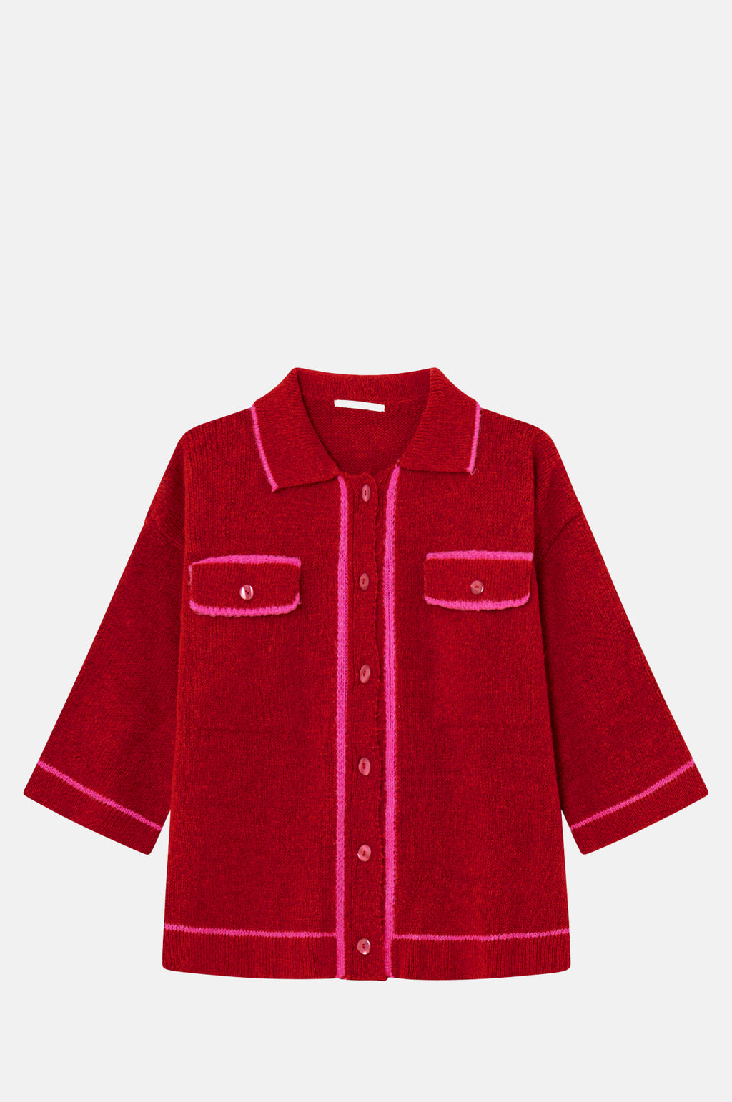 Dr Bloom Hope Cardigan Red.