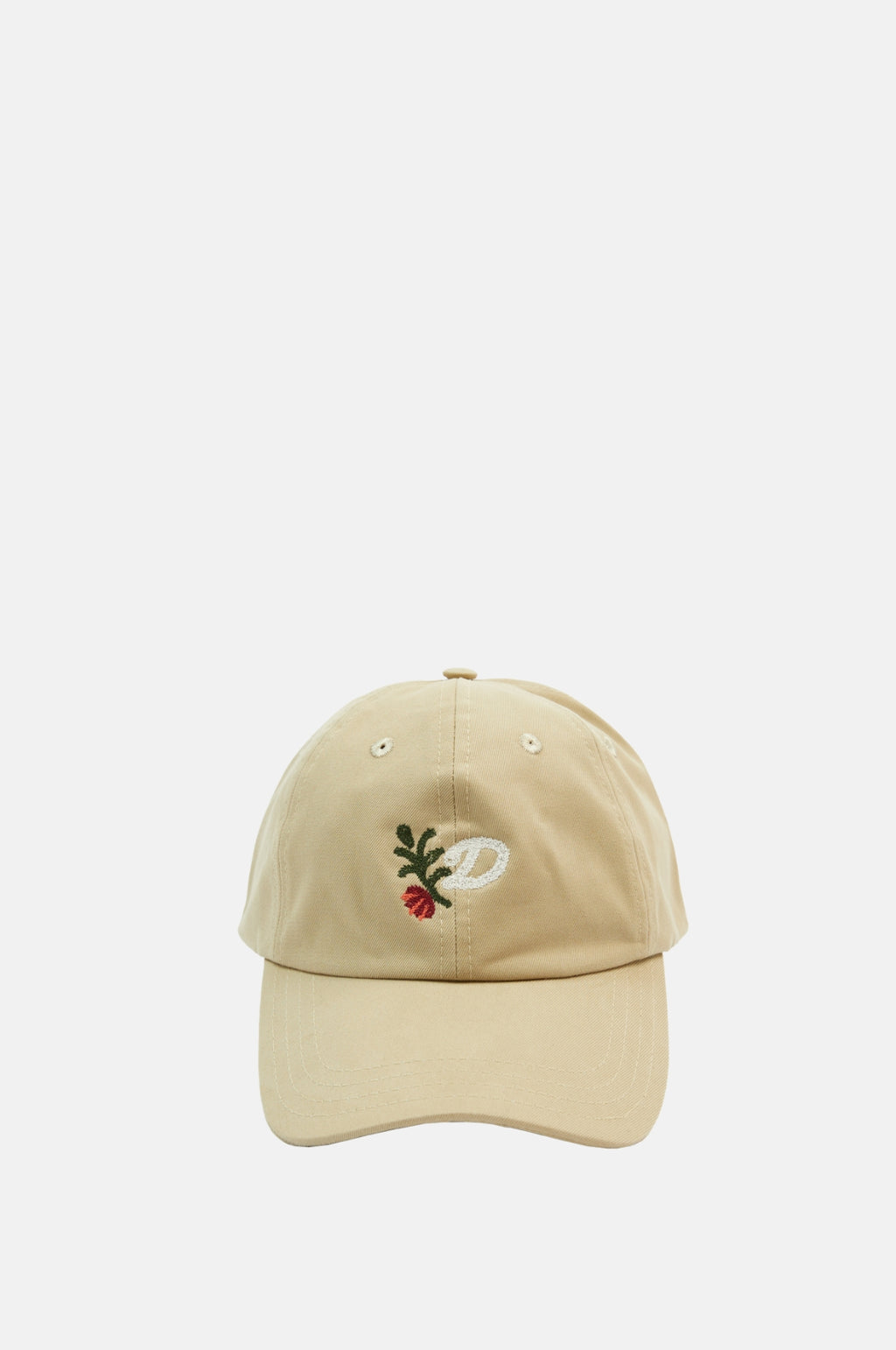 Drake's D Flower Baseball Cap Sand.