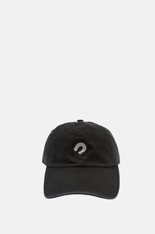 Horseshoe Chainstitch Baseball Cap W Black