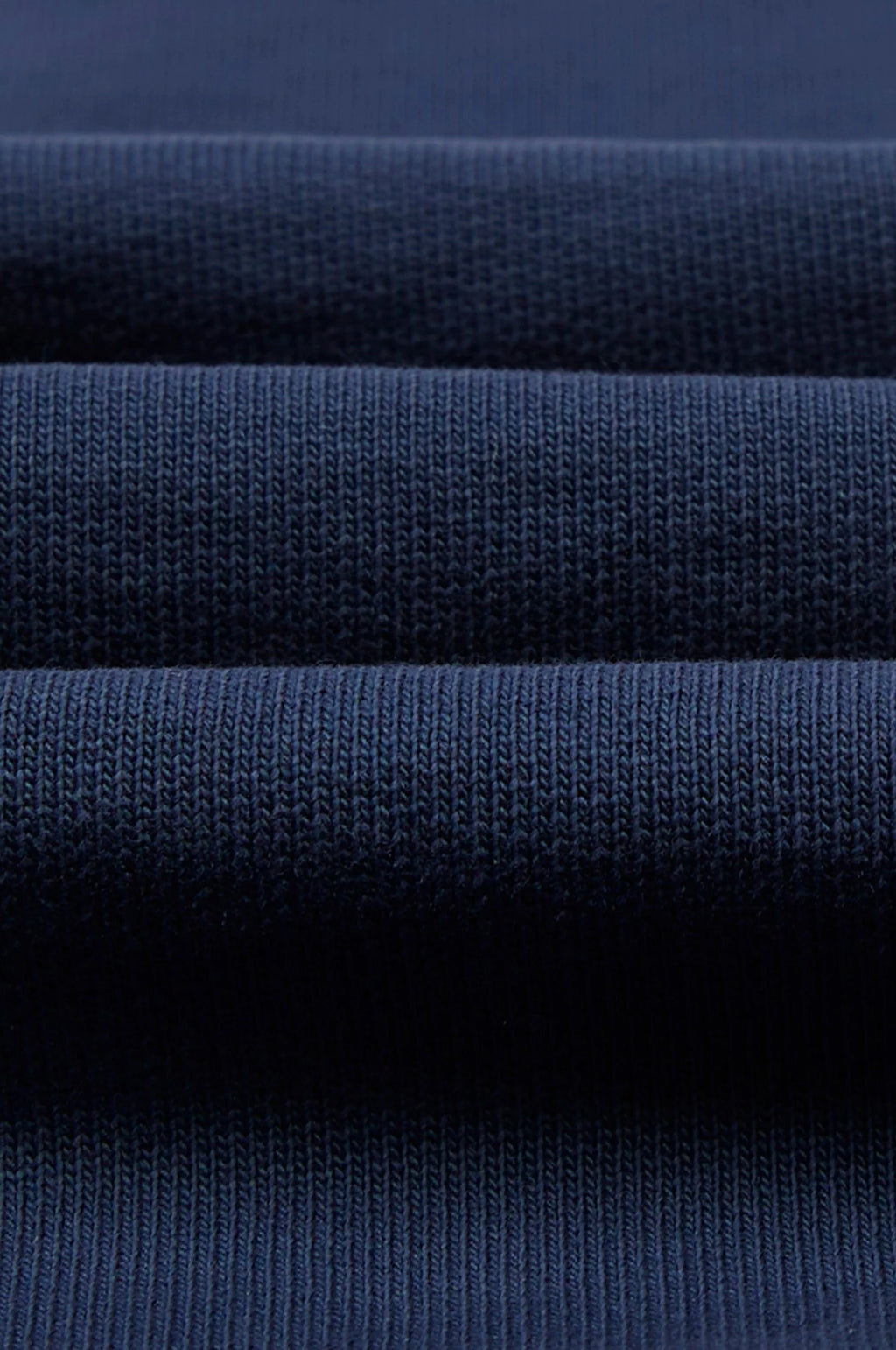 LS Cotton Quarter Zip Sweatshirt Lt Navy