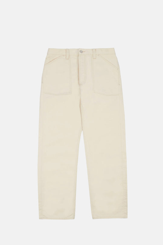 Military Satin Naval Pant Ecru