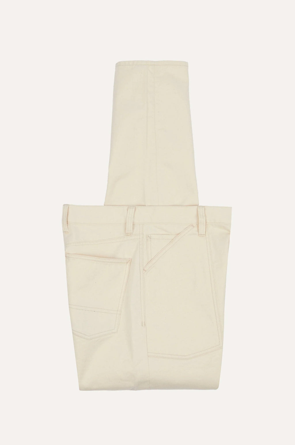 Military Satin Naval Pant Ecru