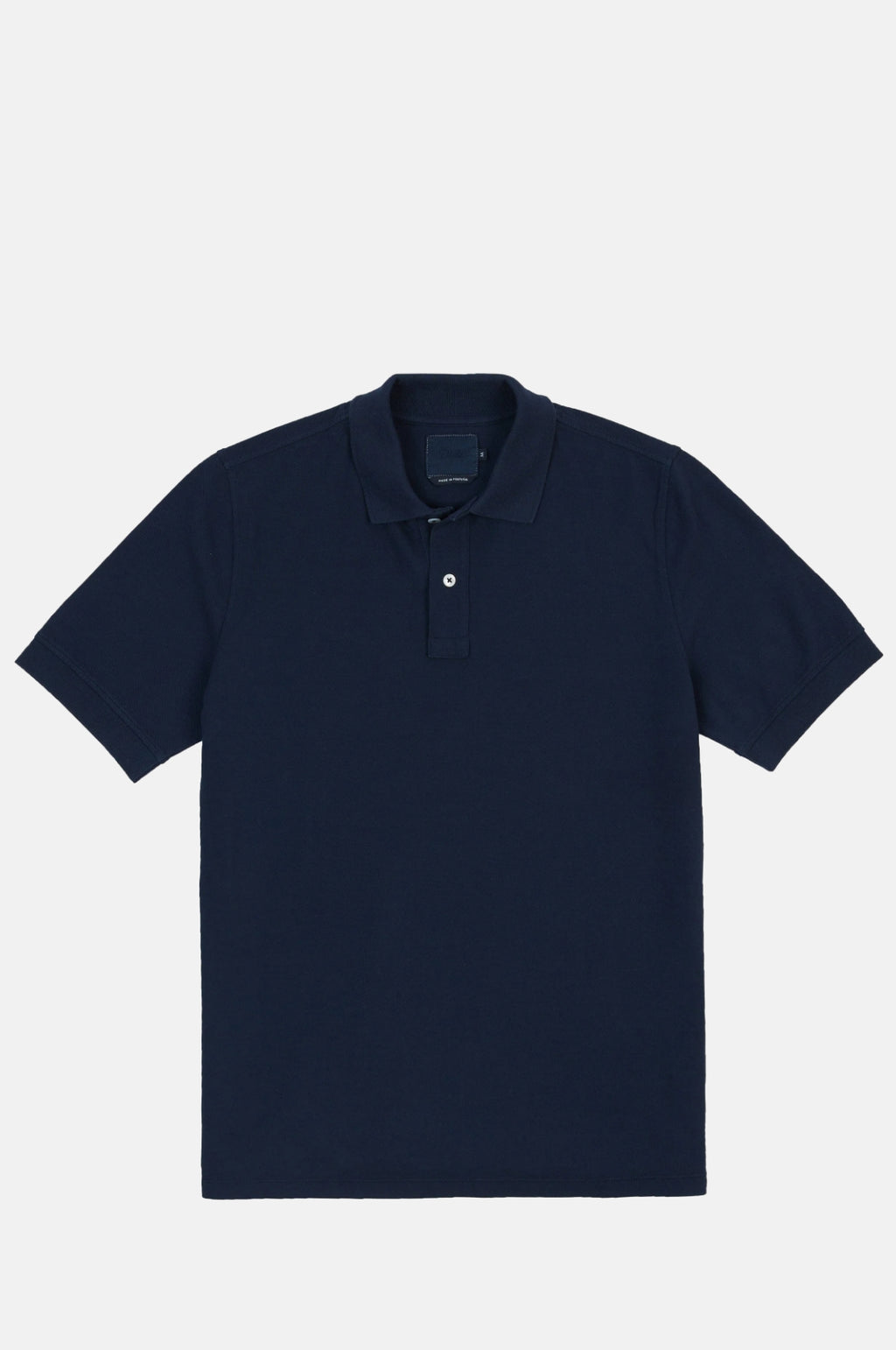 Drake's SS Washed Pique Polo Navy.