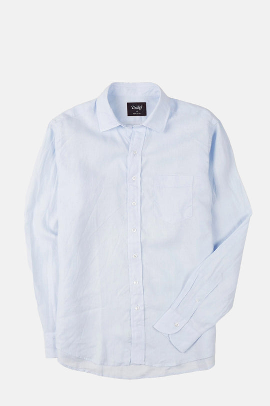 The Linen Summer Shirt Sky Blue