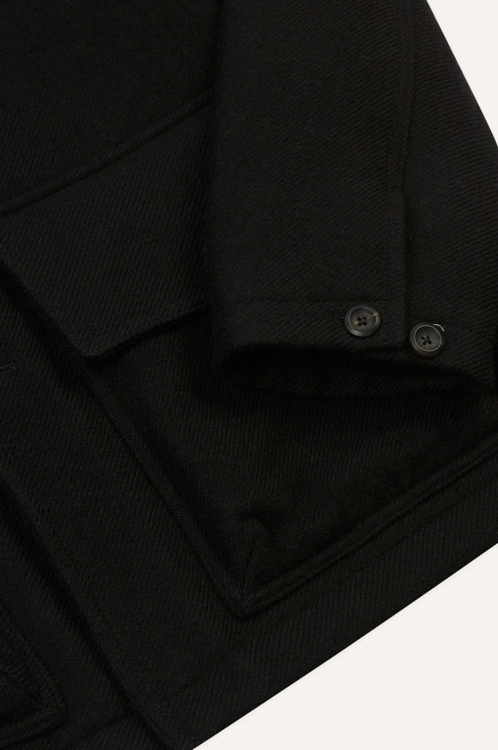 Wool Donkey Chore Jacket Black