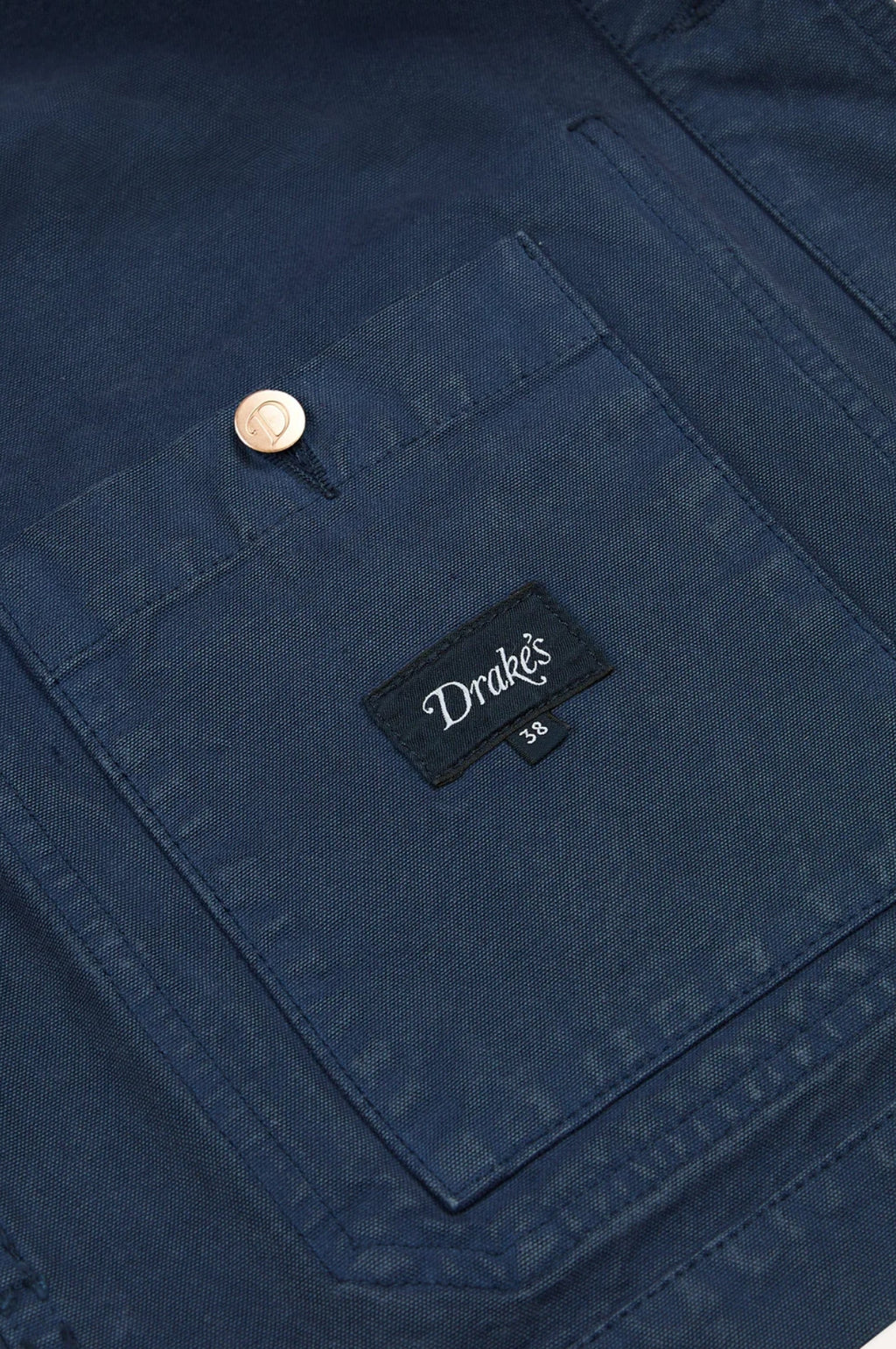 Duck Cotton Canvas Chore Navy