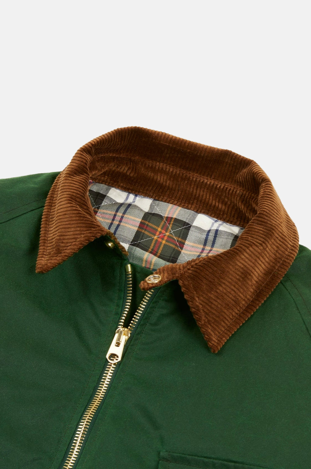 Emerald Green Waxed Coverall Jacket