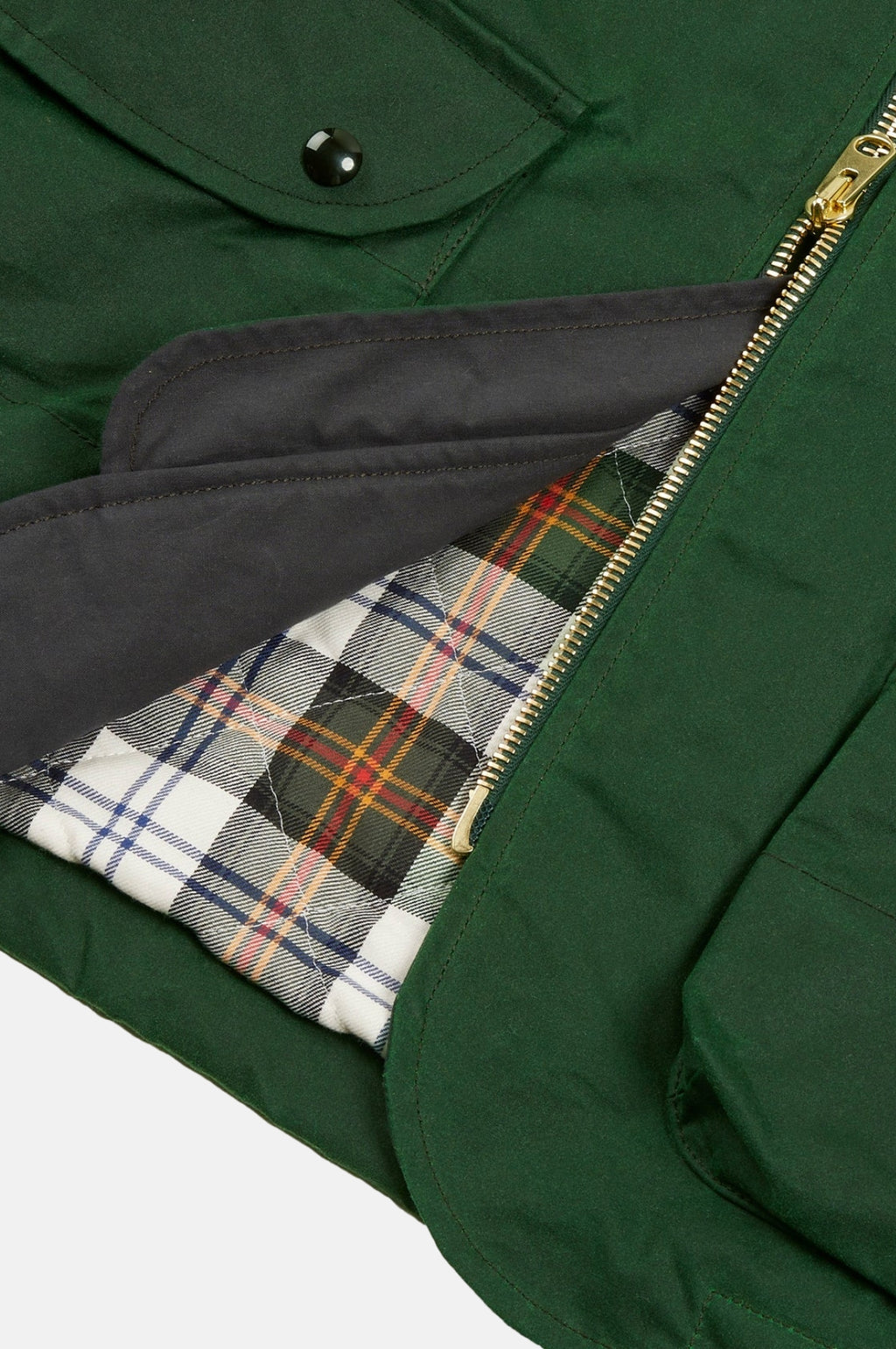Emerald Green Waxed Coverall Jacket