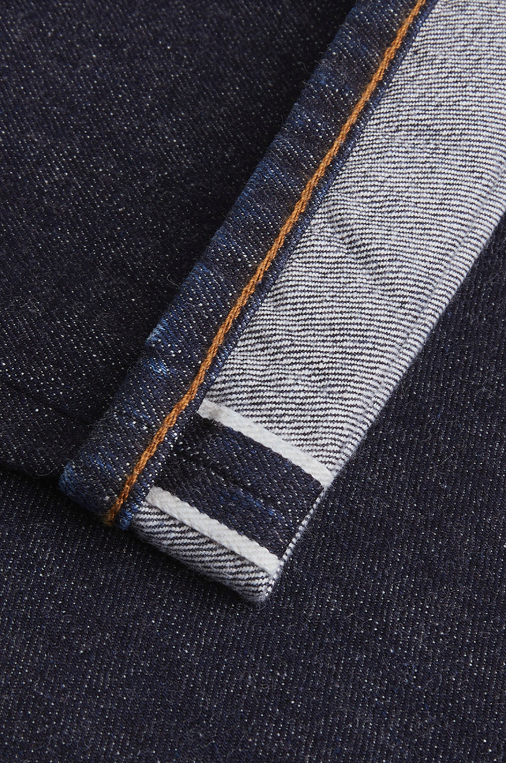 Mid Wash Japanese Selvedge Denim Five-Pocket Jeans Indigo