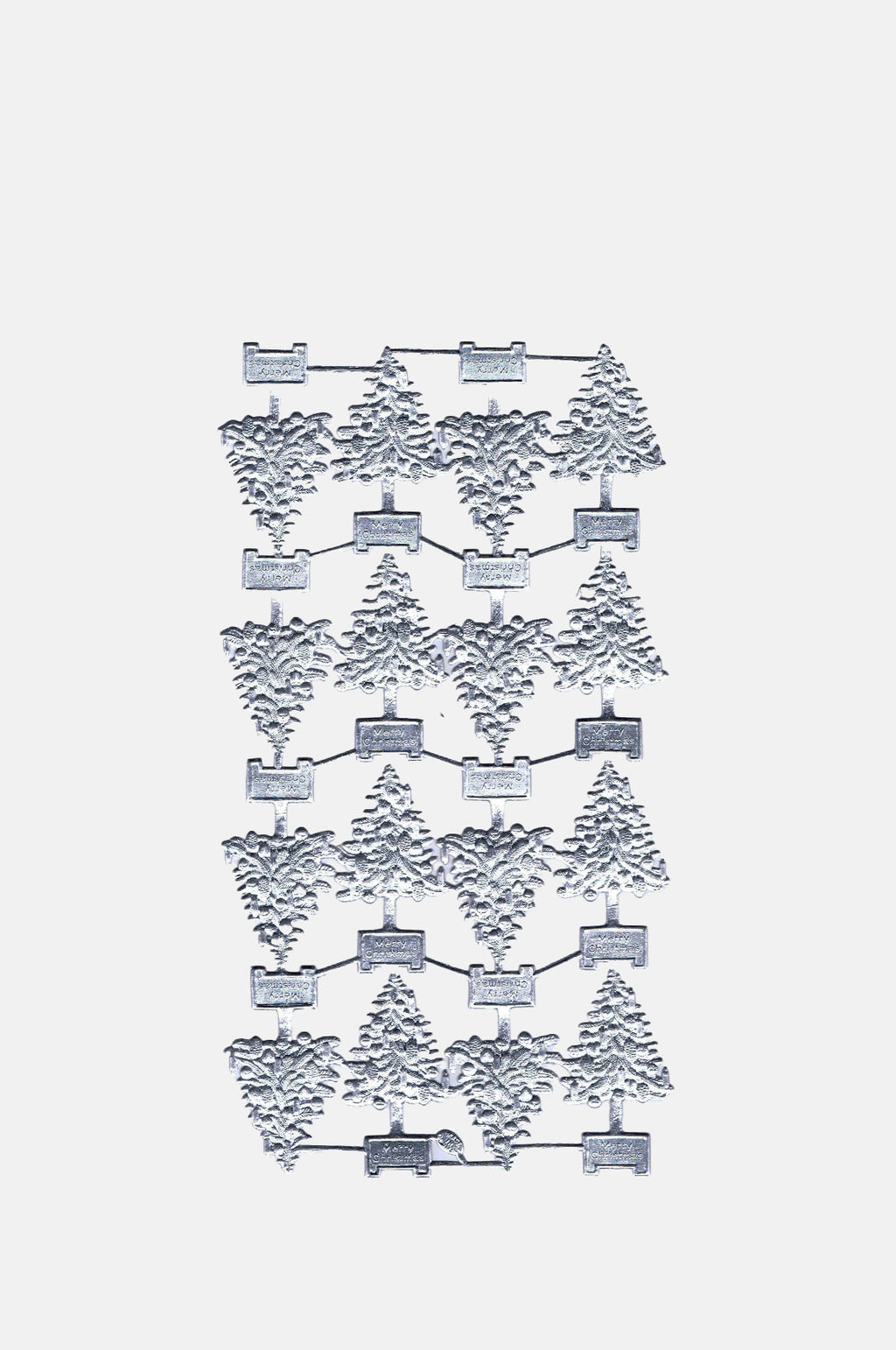 Dresden Christmas Tree Silver 2 Sheet Pack.