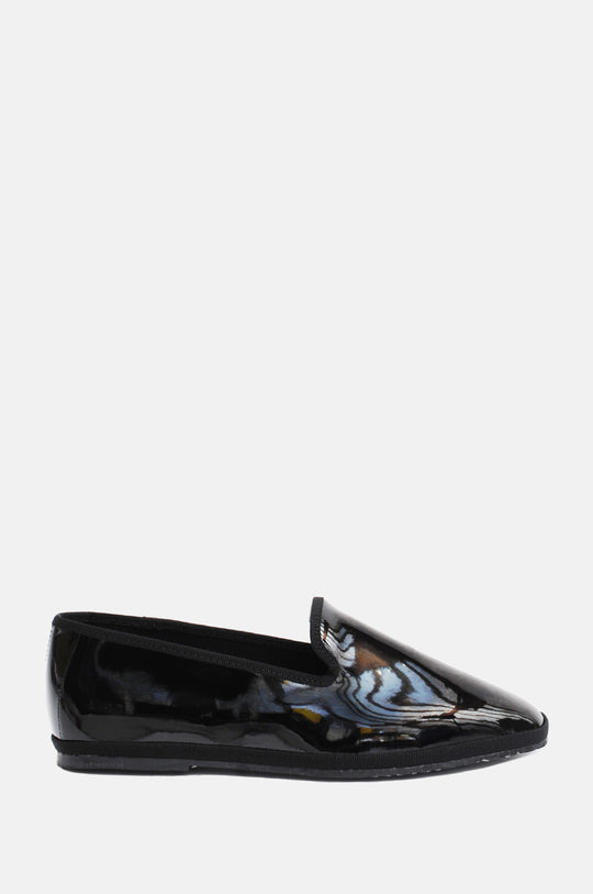Patent Venetian Loafer Black
