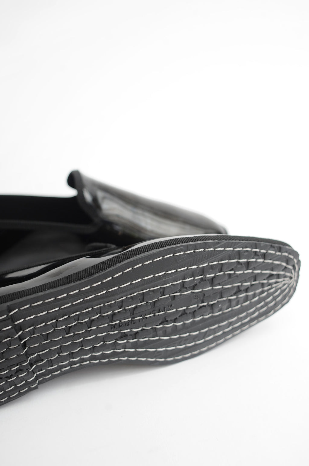 Patent Venetian Loafer Black
