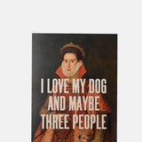 East End Prints I Love My Dog Card.