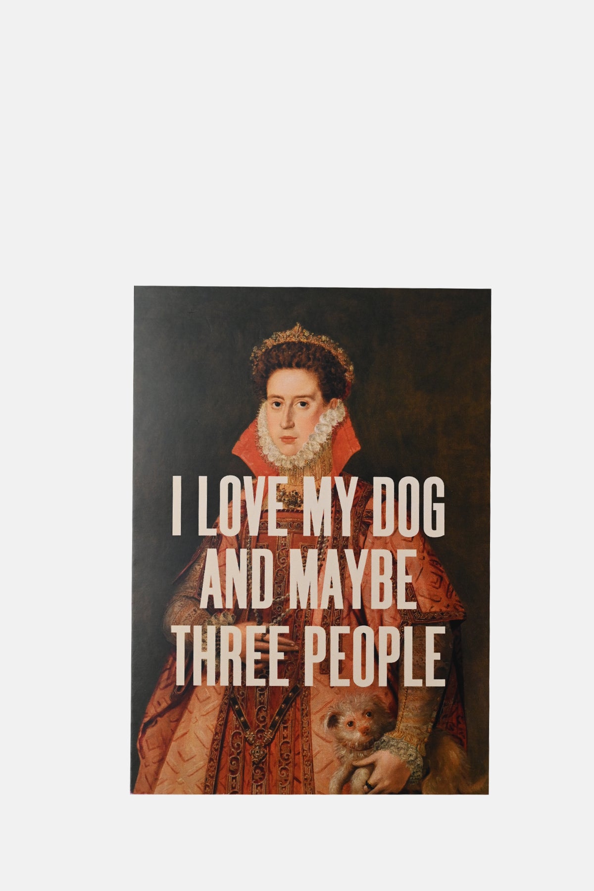 East End Prints I Love My Dog Card.