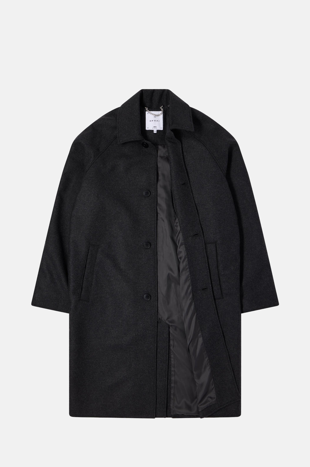 Mac Wool Coat Dark Grey Marl