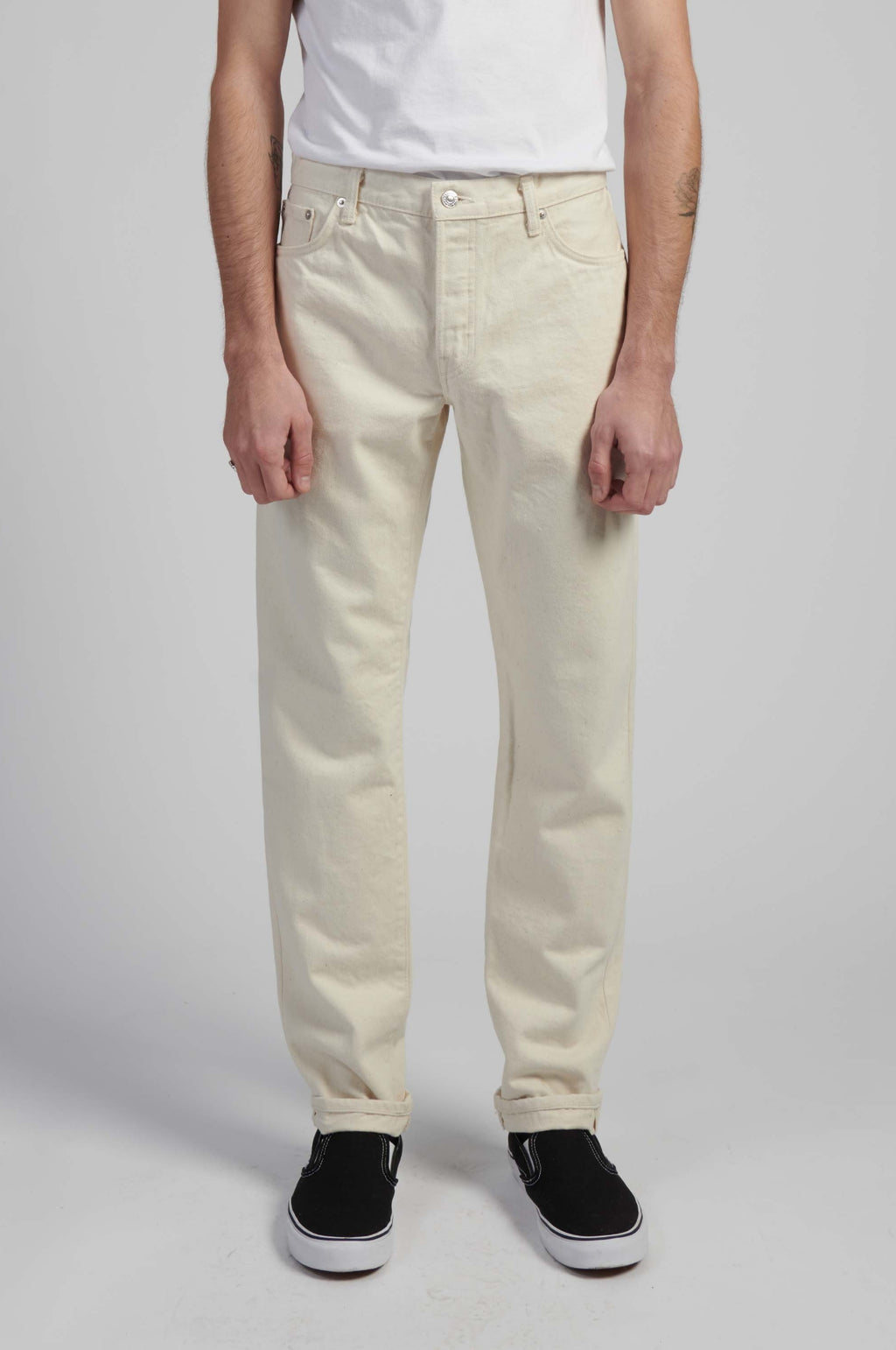 Reg Tapered Kurabo Natural Red Selvedge 14oz L30