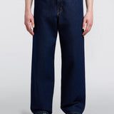 Wide Pant Blue Rinsed L32