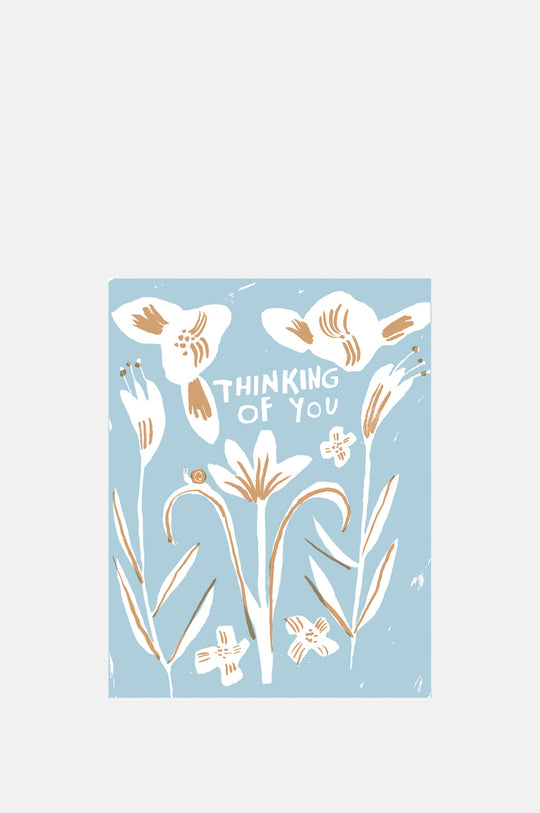 Thinking of You Lillies Card