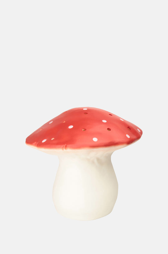 Large Mushroom Lamp Red