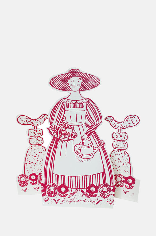 English Rose Stand Up Card