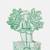 Garden Boy Stand Up Card