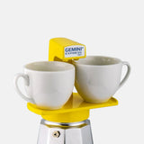 Aluminium Stovetop Moka Pot Yellow