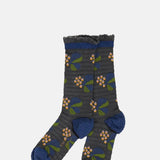Exquisite J Berries Subtle Stripe Socks Green.