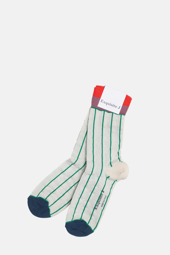 Stripe Socks Navy