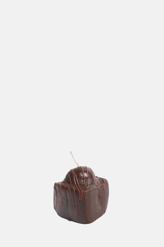 Fondant Fancy Candle Brown