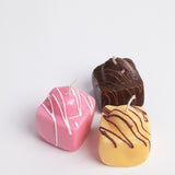Fondant Fancy Candle Brown