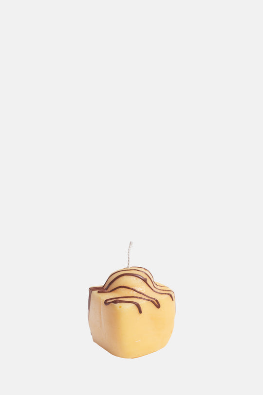 Fondant Fancy Candle Yellow