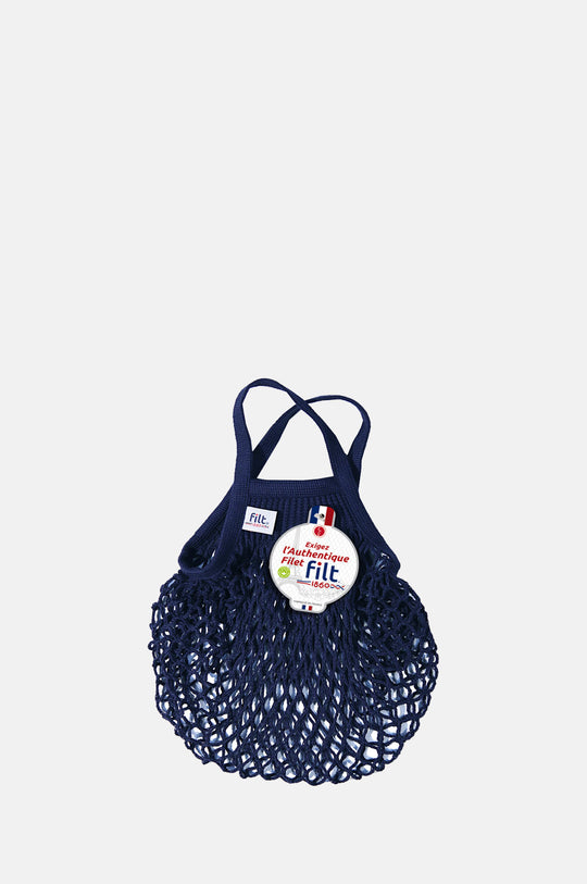 Net Shopping Bag Small Navy