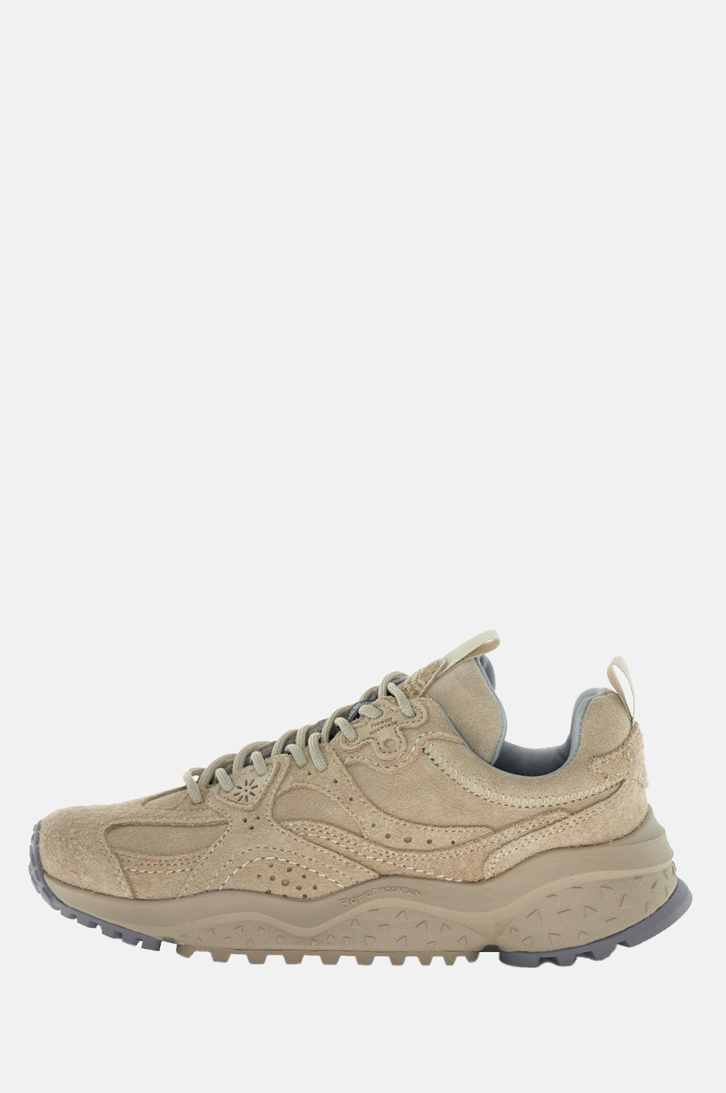 Flower Mountain Wave Hairy Cow Velour Beige.