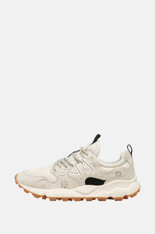 Yamano 3 Suede/Cotton Cloth Beige