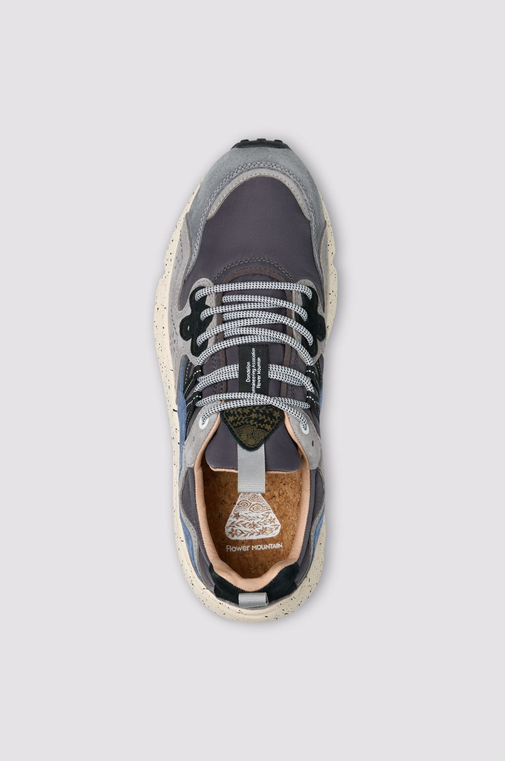 Yamano 3 Suede/Nylon Dark Grey-Grey-Navy