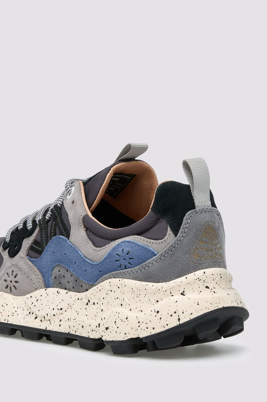 Yamano 3 Suede/Nylon Dark Grey-Grey-Navy