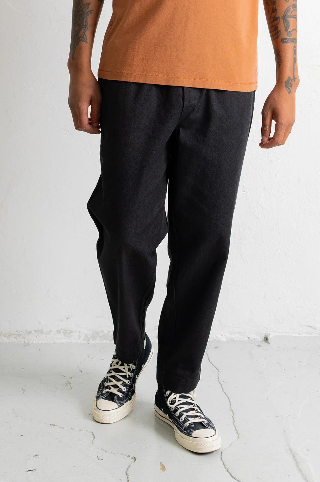 Drawcord Assembly Pant Black Twill