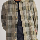 Patch Shirt Sage Multicheck