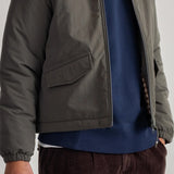 Wadded Bomber Dark Olive